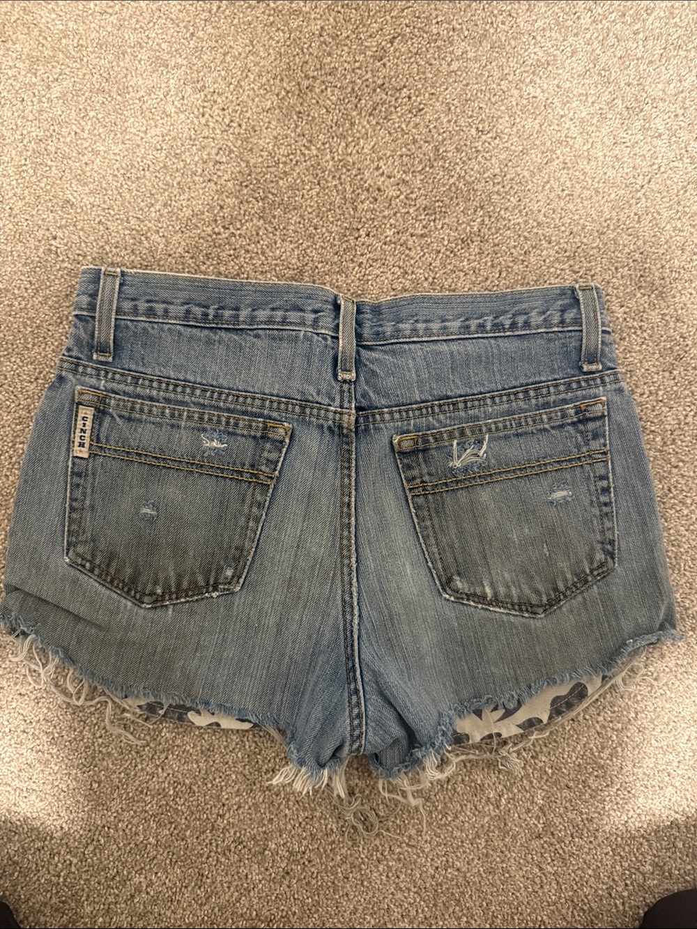 Cinch Distressed Cutoff Shorts - Picture 3 of 3
